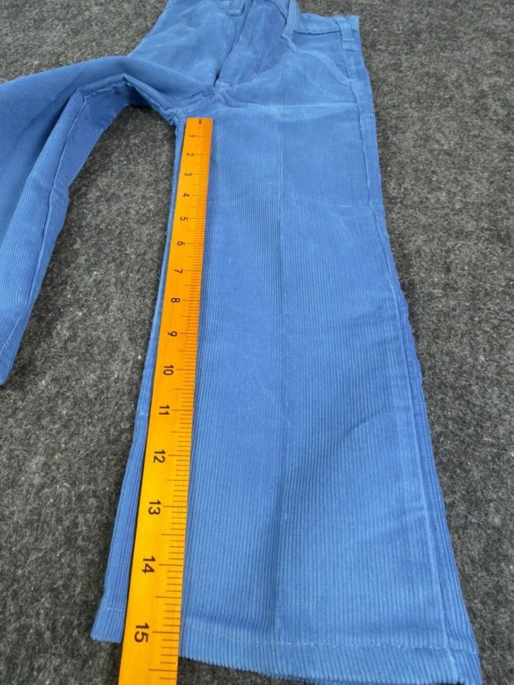 Toddy Winks Corduroy Pants Girls 4 Blue Cotton Blend Slim Vintage Deadstock NWT